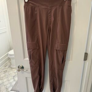 Athleta Chealsea Utility Brown Joggers